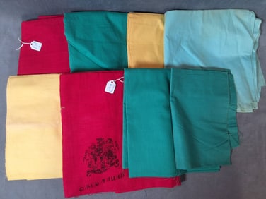 Vintage Cotton Fabric - Primary Colors