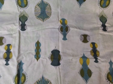 Vintage Cotton Fabric - Abstract Geometrics