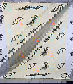 Vintage Delta Sigma Epsilon Quilt