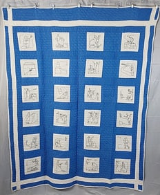 Vintage c1930 Ruby McKim Bible Quilt