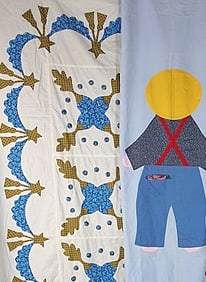 2 Vintage 20th Century Quilt Tops