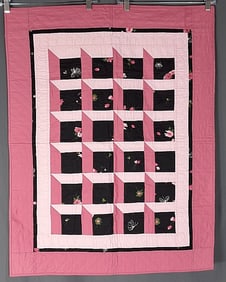 Attic Windows Crib Quilt by Mary Schafer