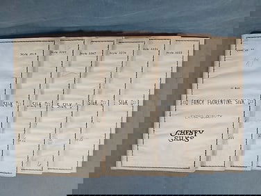6 Early 20th Century Cheney Silks Swatch Books