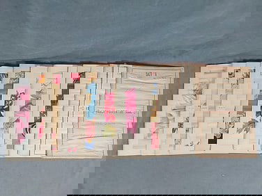 28 Early 20th Century Cheney Silks Swatch Cards