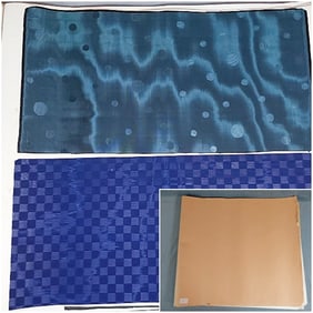 Antique Textile Swatch Book - 19th Century Silk Moire