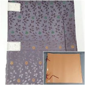 Antique Textile Swatch Book - 19th Century Silk Moire and Jacquard