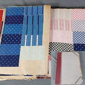 Antique Textile Swatch Book - 1902 Cotton Prints