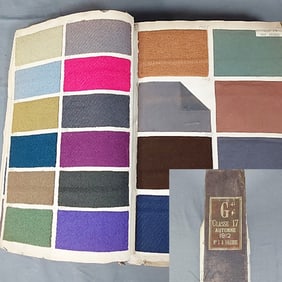 Antique Textile Swatch Book - 1912 Fall Womenswear Wool