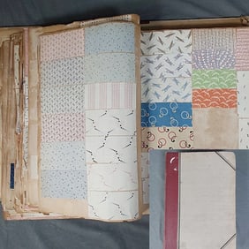 Antique Textile Swatch Book - 1906 Cotton Prints