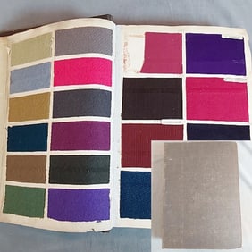Antique Textile Swatch Book - 1914 Wool