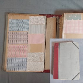 Antique Textile Swatch Book - 1905 Prints