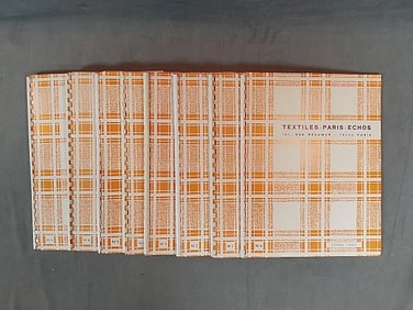 8 Vintage Salesman Textile Swatch Books - c1973-1976