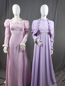 2 Vintage 1970s Formal Dresses