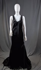 2000s Black Vera Wang Gown