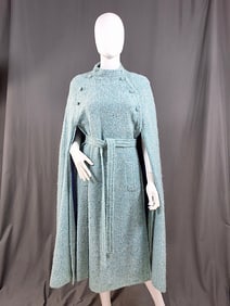 Vintage 1960s Mohair/Wool Cape