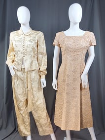 Vintage Ladies Pants Suit and Dress