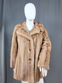 Vintage 1960s Autumn Mink Jacket