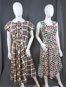 2 Vintage 1950s Dresses