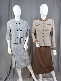 2 1950s Skirt Suit Sets