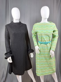 2 Long Sleeve 1960s Dresses