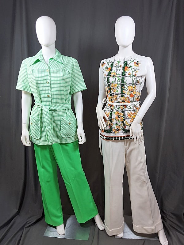 2 1970s Polyester Summer Pants Sets (1 of 18)