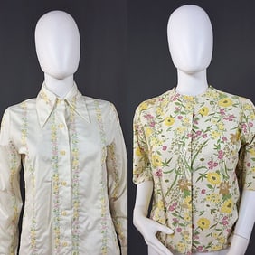1970s Ladies Button Down and Jacket