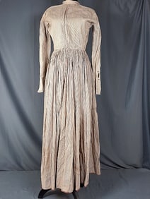 Antique c1855-65 Woman's Work Dress