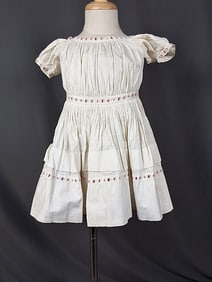 Antique c1840-60 Toddler's Dress