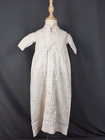 Antique c1840-50s Infant's Gown
