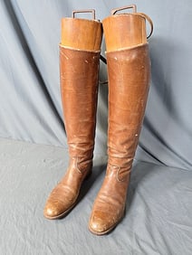 Antique Siegrist Riding Boots and Boot Forms