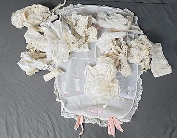 Group of Crochet Lace and More