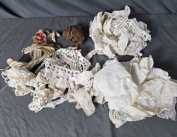 Antique Lace Pieces- Trims and More