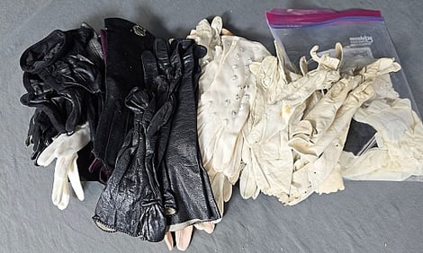 Large Group of Vintage Gloves - 23 Pairs