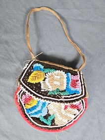 Vintage Iroquois Beaded Bag
