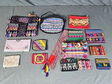 Ethnic Pouches, Coin Bags, and More