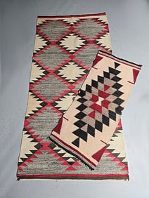 Two Vintage Navajo Rugs