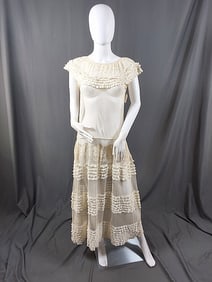 19th Century Edwardian Outer Dress