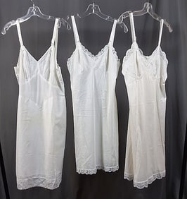 3 Vintage c1950s Camisoles