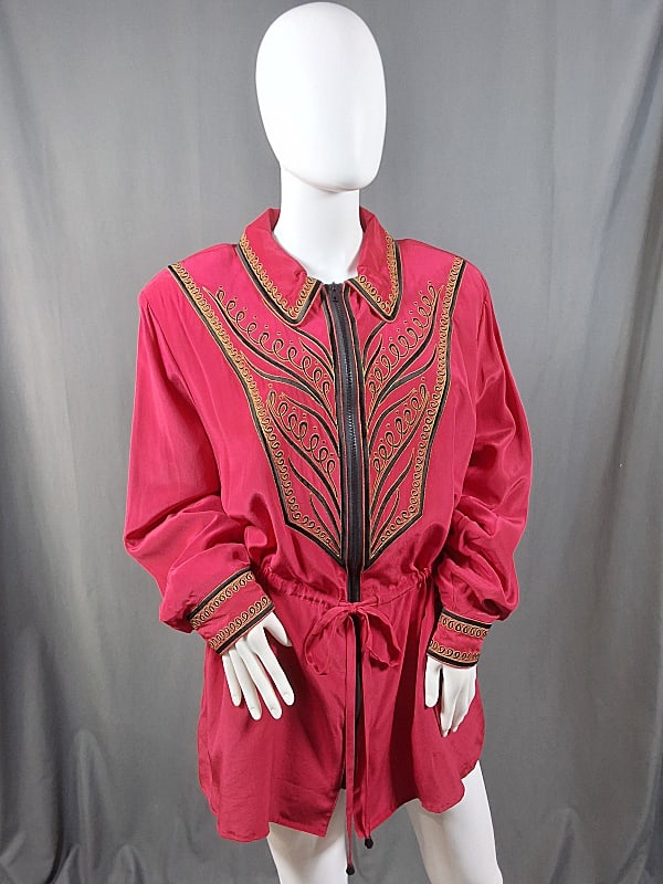 Vintage Bob Mackie Silk Jacket (1 of 9)