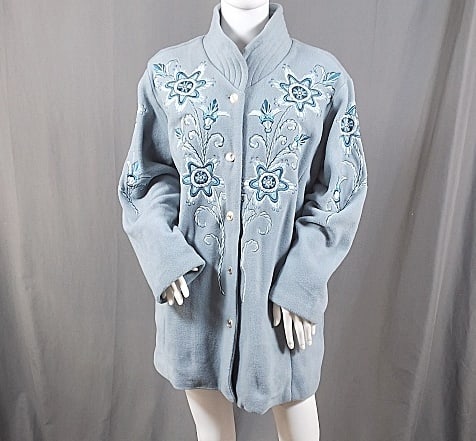 Vintage Bob Mackie Fleece Jacket (1 of 10)