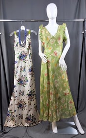 c1950 Pair of Day Dresses