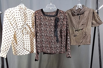 3 c1960 Women's Blouses