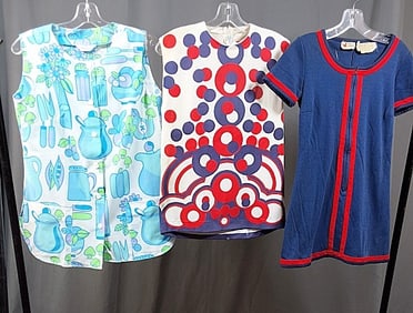 3 c1960 Women's Shirts