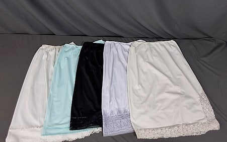 5 Vintage Half Slips