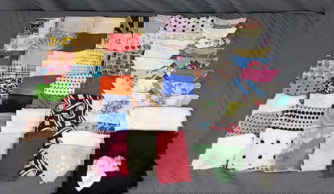 61 Vintage Handkerchiefs and Scarves
