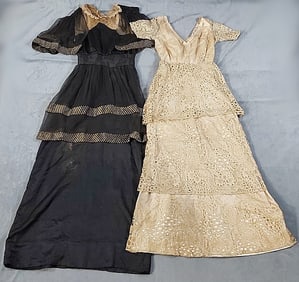 2 Antique Evening Dresses