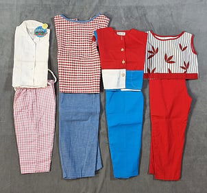 4 Vintage c1960 Girls Sets