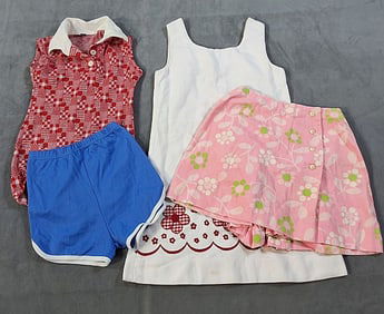 4 Vintage c1960 Girls Clothing