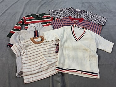 Six Vintage c1950-60s Child T-Shirts