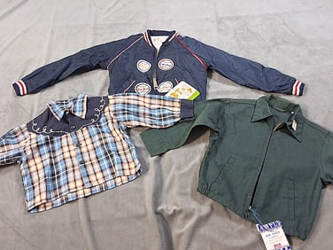 Vintage 1960s Boys Jackets and Shirt